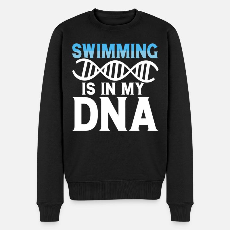 Flotteur de natation - Pull Premium bio Homme - noir