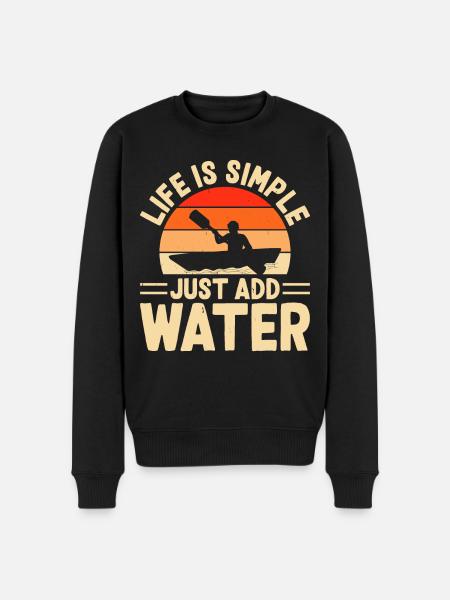 Kayak Kayaker Kayaker - Men's Premium Organic Jumper - black
