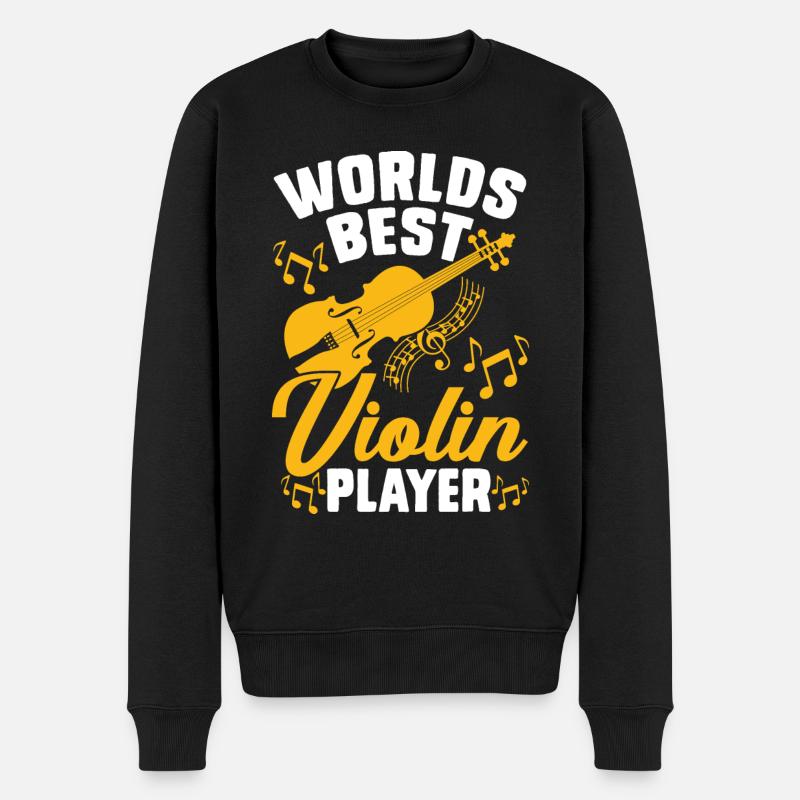 Violoniste violoniste - Pull Premium bio Homme - noir
