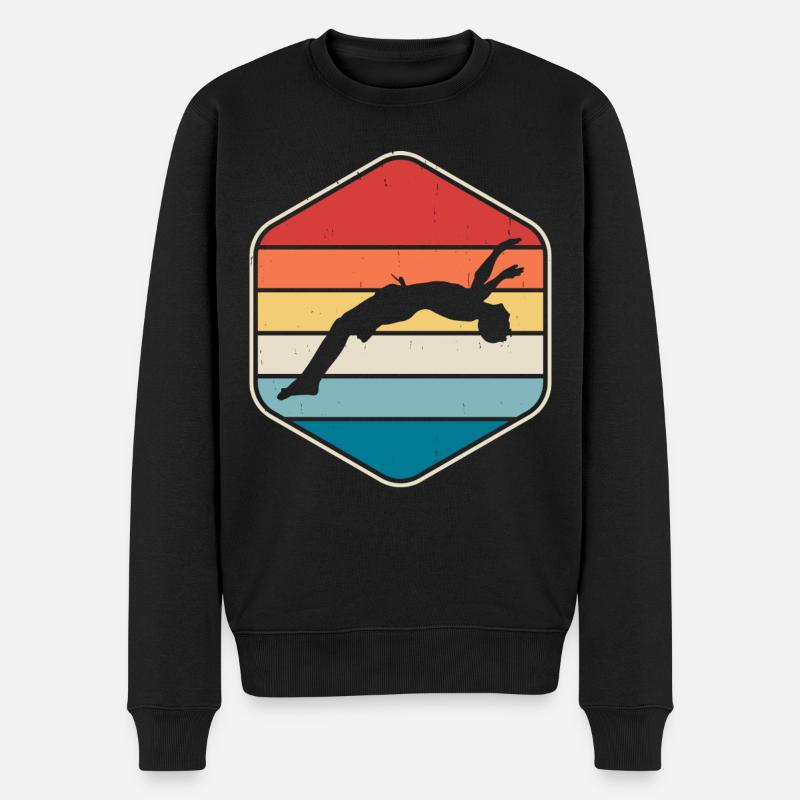 Flotteur de natation - Pull Premium bio Homme - noir