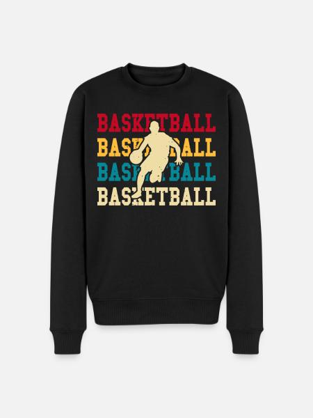 Basketball Basketball Player - Men's Premium Organic Jumper - black