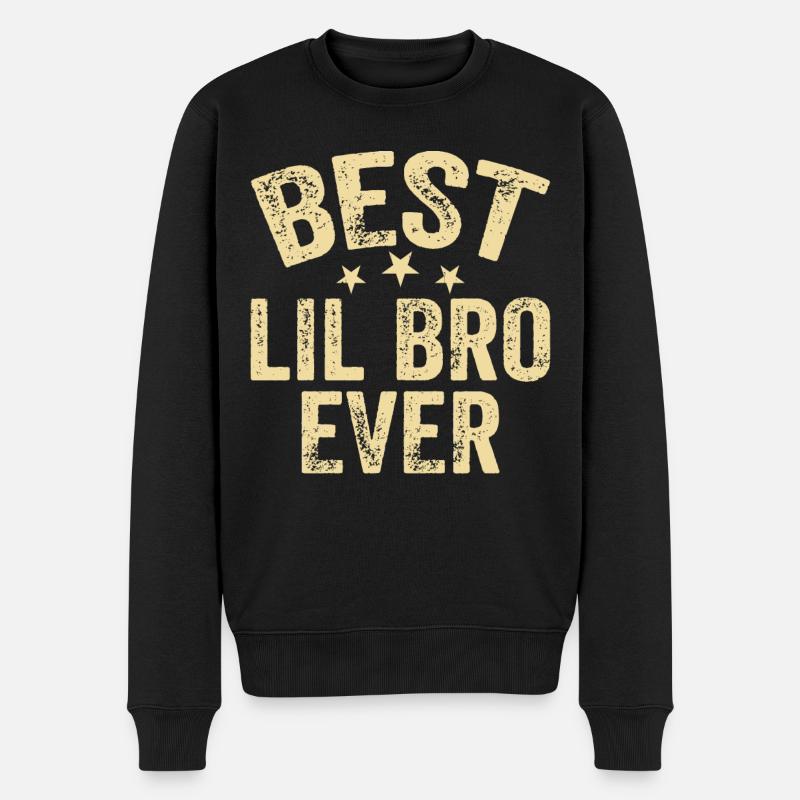 Meilleur petit frère - Pull Premium bio Homme - noir