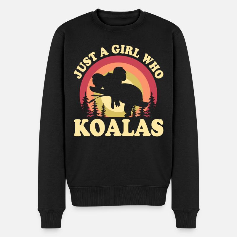 Koala - Pull Premium bio Homme - noir