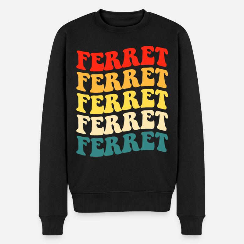 Furet - Pull Premium bio Homme - noir