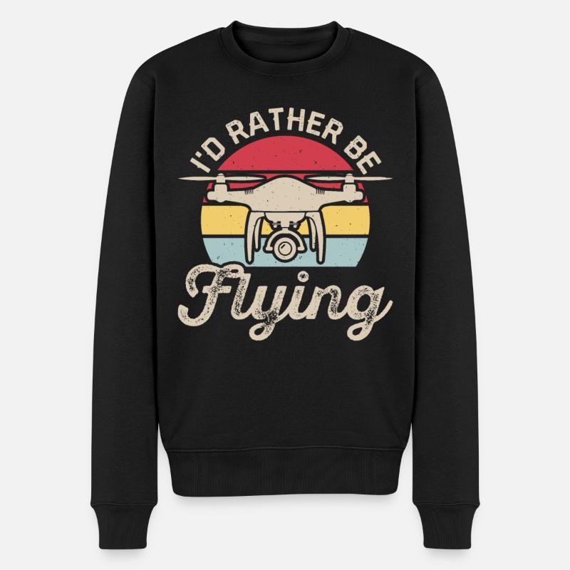 Drone - Pull Premium bio Homme - noir