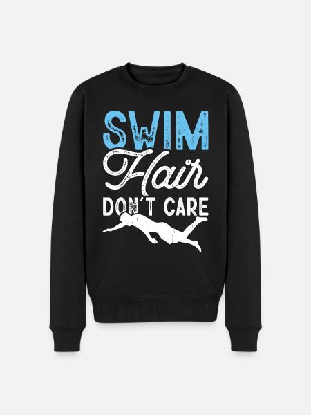 Swimming Swimmers - Men's Premium Organic Jumper - black