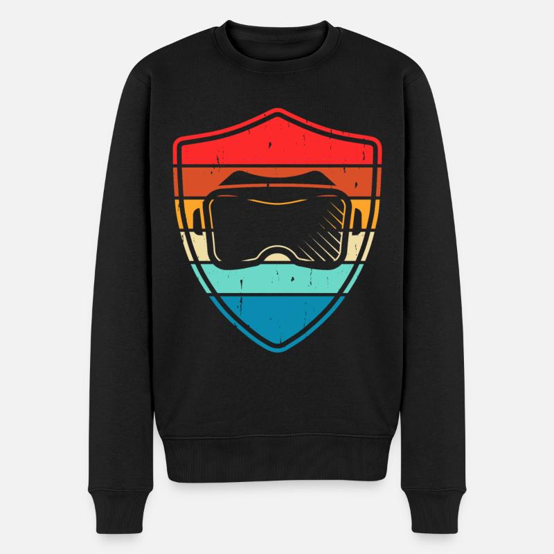 Réalité virtuelle VR - Pull Premium bio Homme - noir