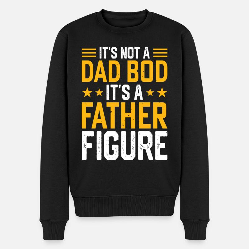 Papa Papa - Pull Premium bio Homme - noir