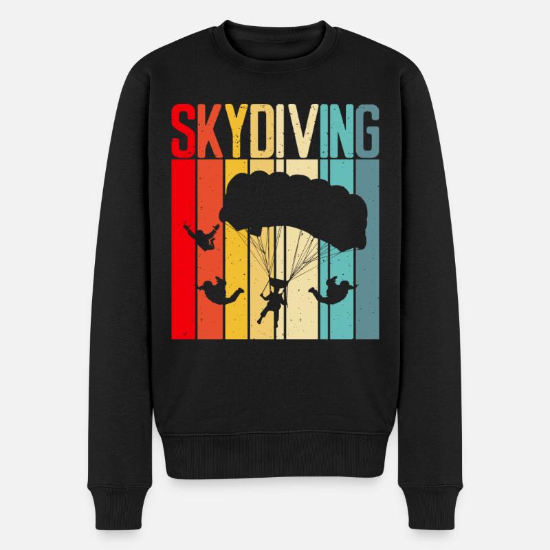Parachutisme - Pull Premium bio Homme - noir