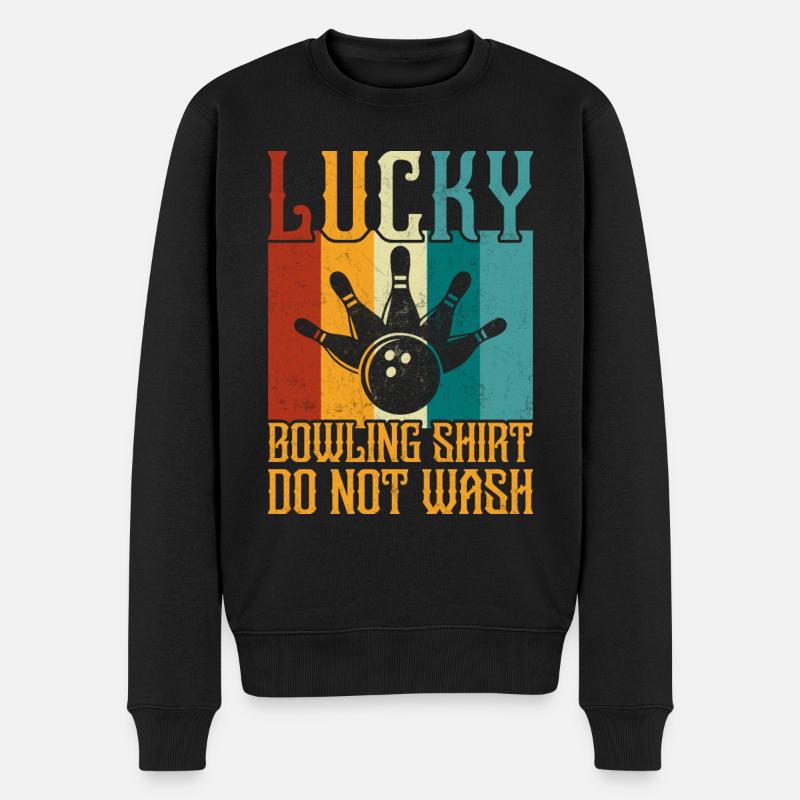 Bowling - Pull Premium bio Homme - noir