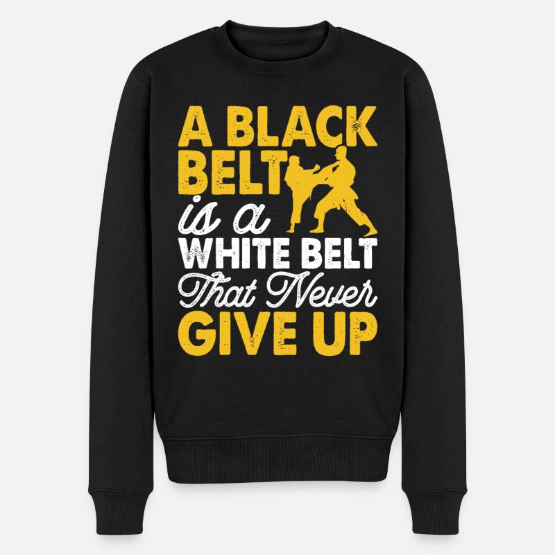 Karaté - Pull Premium bio Homme - noir
