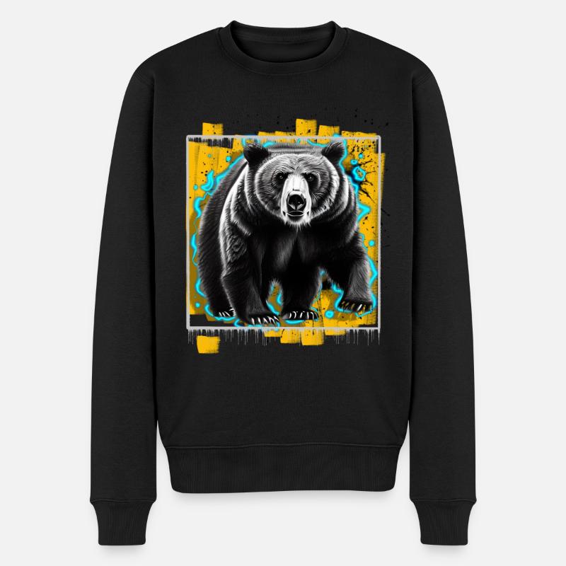Ours - Pull Premium bio Homme - noir