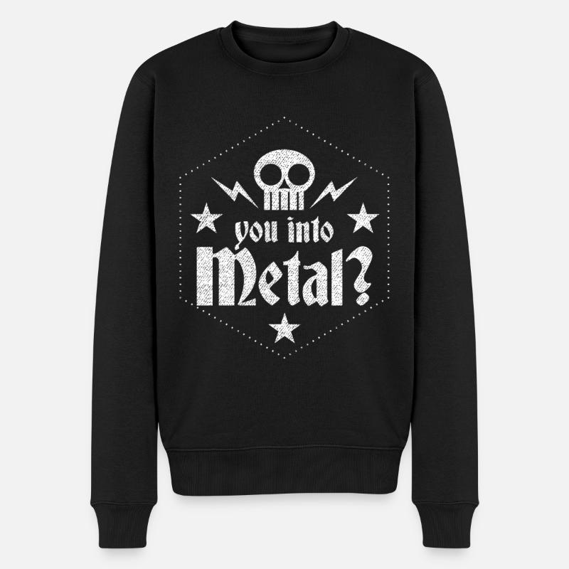 Musique Metal - Pull Premium bio Homme - noir
