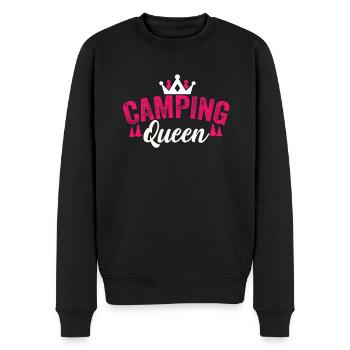 Camping Queen - Pull Premium bio Homme - noir - Devant - Nico (187cm)