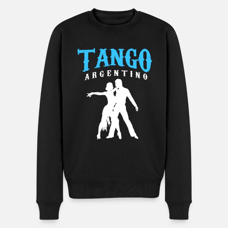 Tango argentin - Pull Premium bio Homme - noir