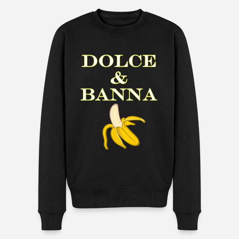 Dolce et banane - Pull Premium bio Homme - noir