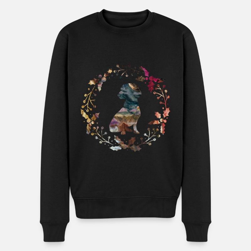 teckel - Pull Premium bio Homme - noir