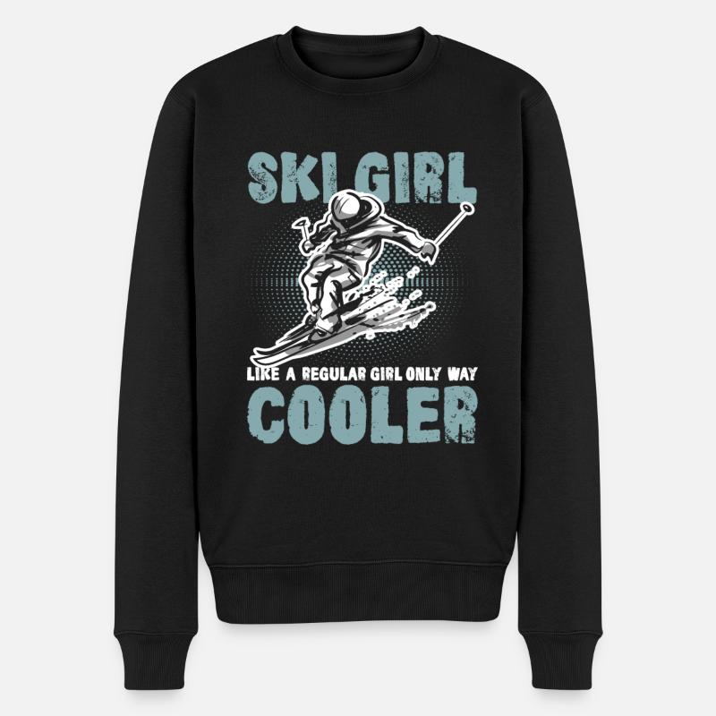 Ski fille ski - Pull Premium bio Homme - noir