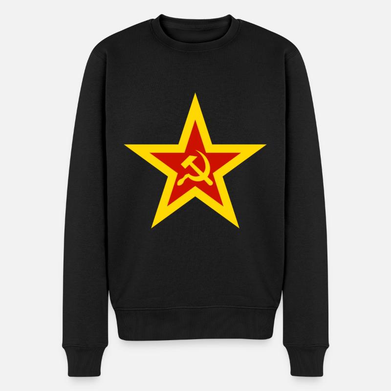 communisme - Pull Premium bio Homme - noir