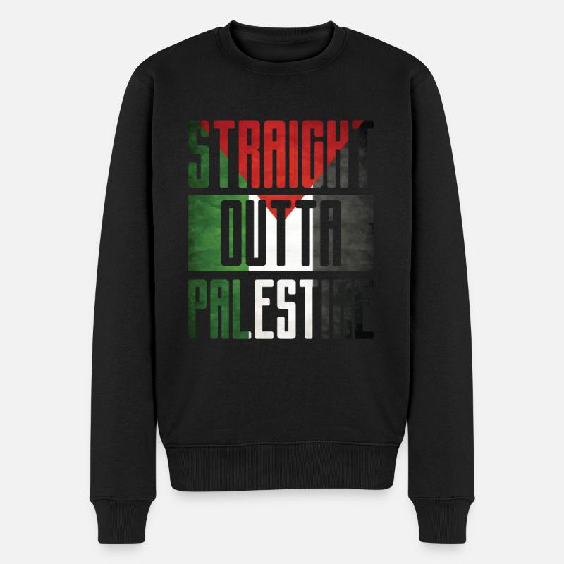Drapeau palestinien de Palestina - Pull Premium bio Homme - noir
