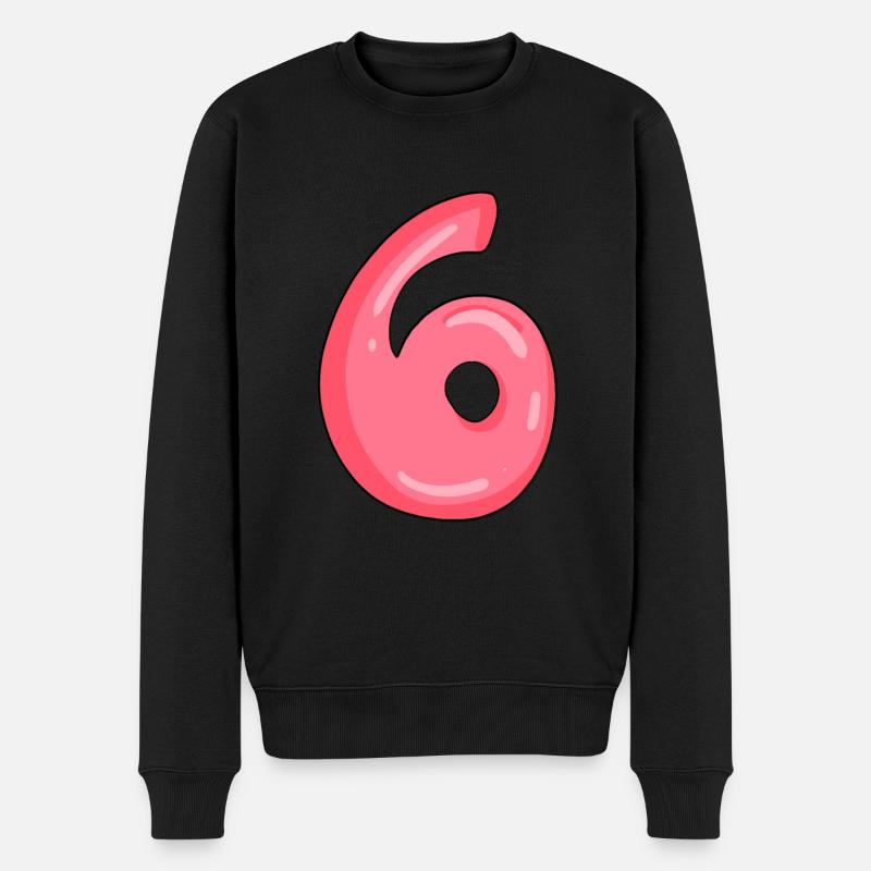 Numéro 6 - Pull Premium bio Homme - noir