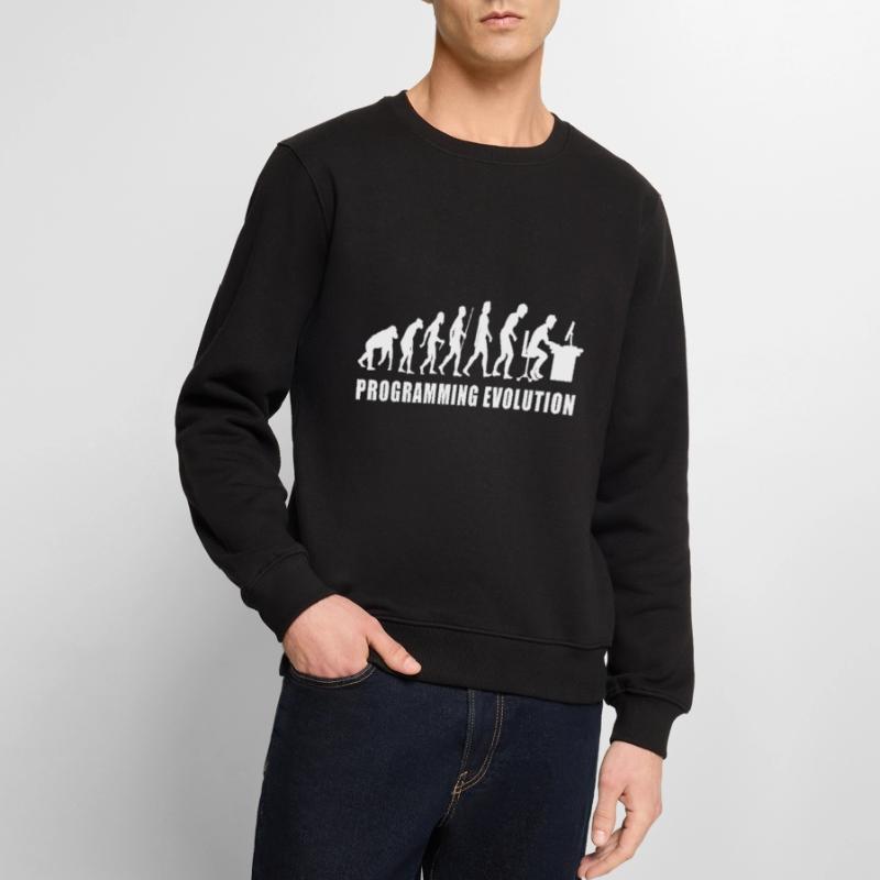évolution de la programmation bogues de codage de code informatique Pull Premium bio Homme