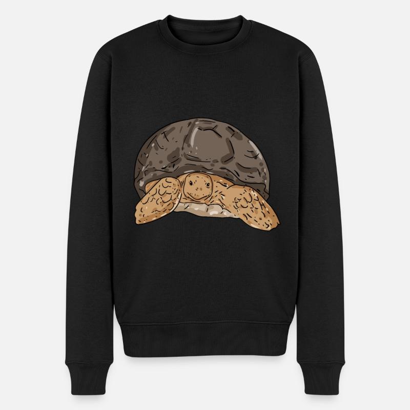 tortue - Pull Premium bio Homme - noir