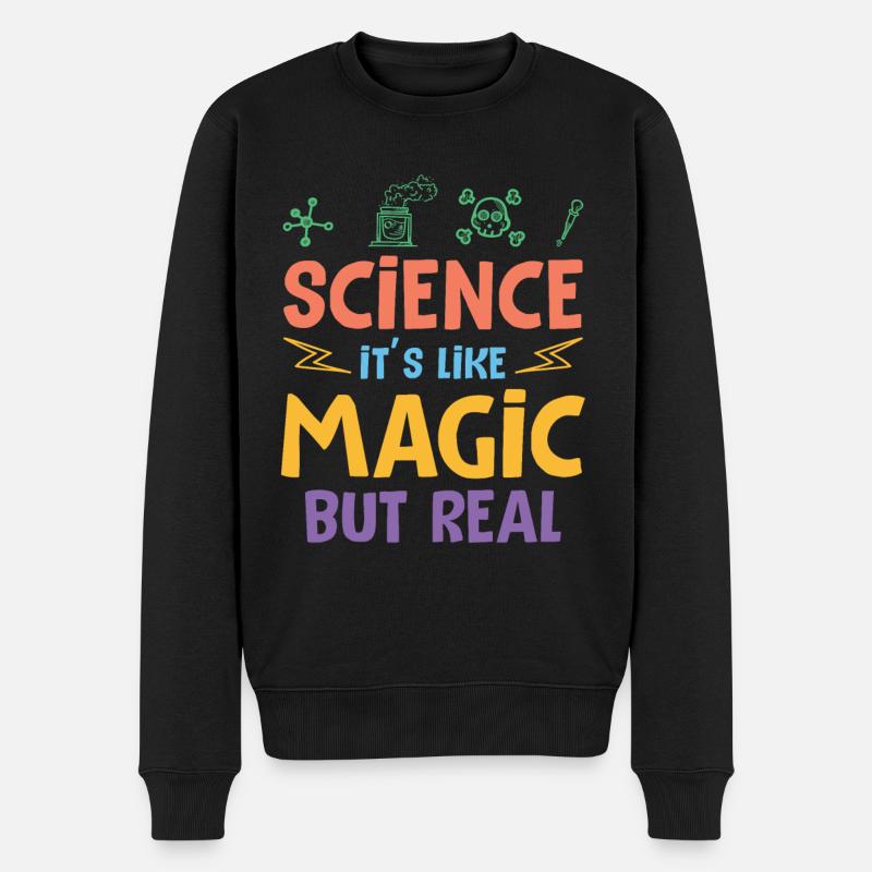 Science science magique - Pull Premium bio Homme - noir