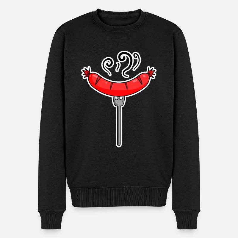 Wurst - Männer Premium Bio Pullover - Schwarz