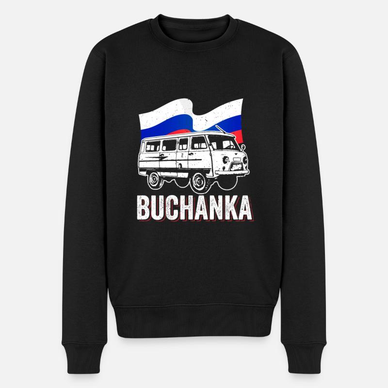 UAZ Buchanka 4x4 Russie - Pull Premium bio Homme - noir