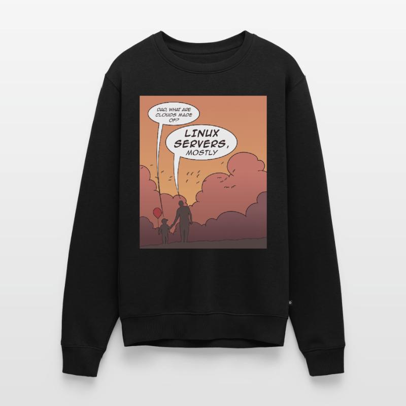 Funny coding programming languages design Men's Premium Organic Jumper
