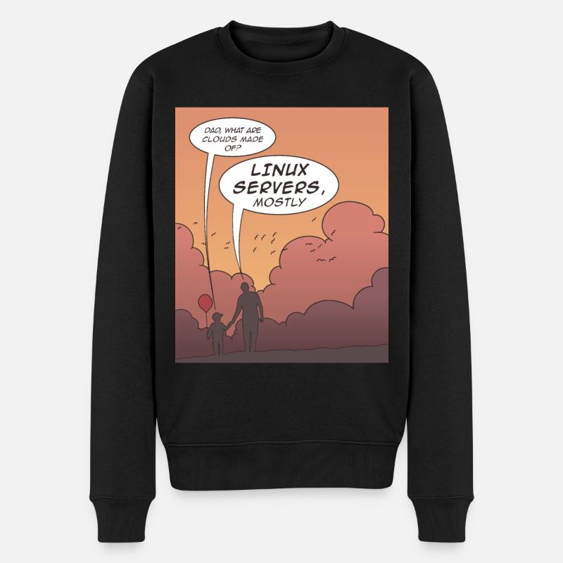 Funny coding programming languages design - Men's Premium Organic Jumper - black