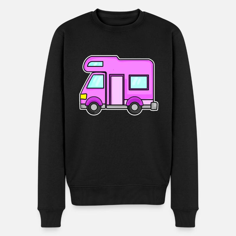 Camping Caravane pour dames - Pull Premium bio Homme - noir