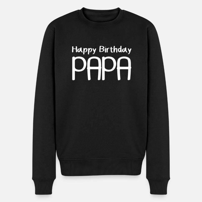 Joyeux anniversaire papa - Pull Premium bio Homme - noir