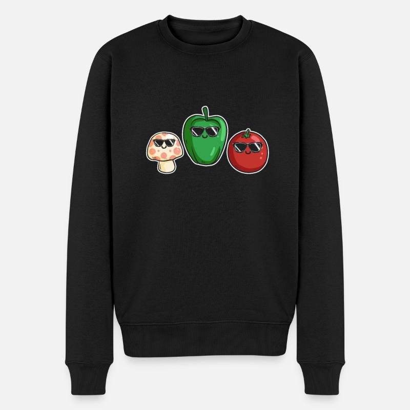 Veggies Sunglasses Gardening Vegetables - Pull Premium bio Homme - noir