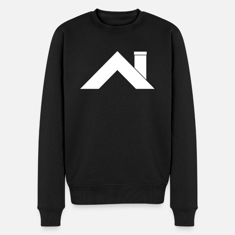 Maison toit - Pull Premium bio Homme - noir