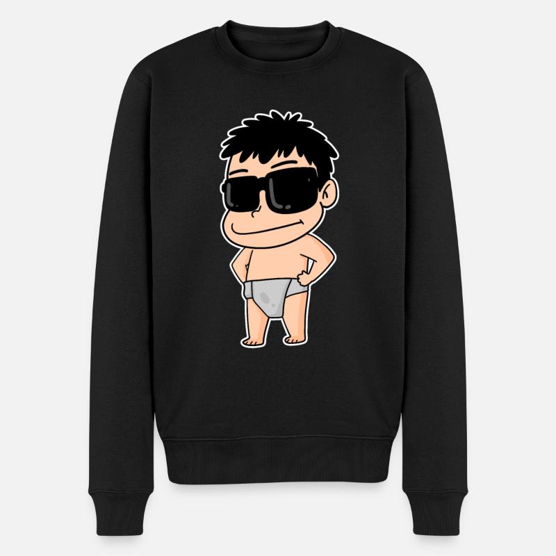 Bébé cool - Pull Premium bio Homme - noir