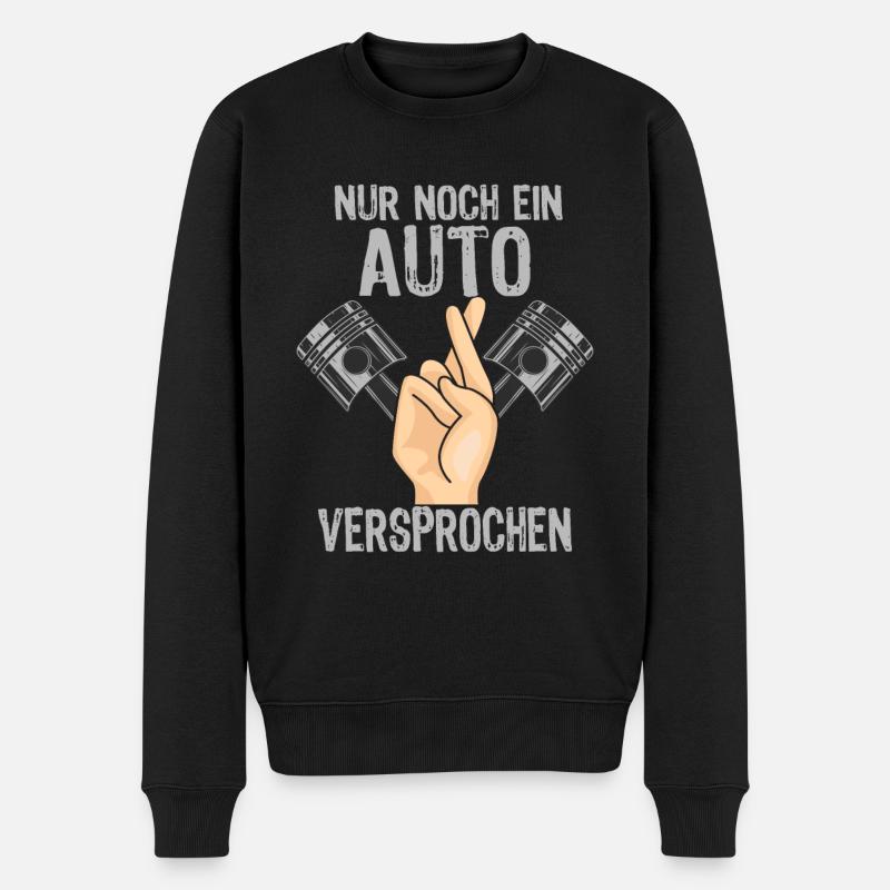 Auto Autofahrer Autoliebhaber Bastler Mechaniker - Männer Premium Bio Pullover - Schwarz
