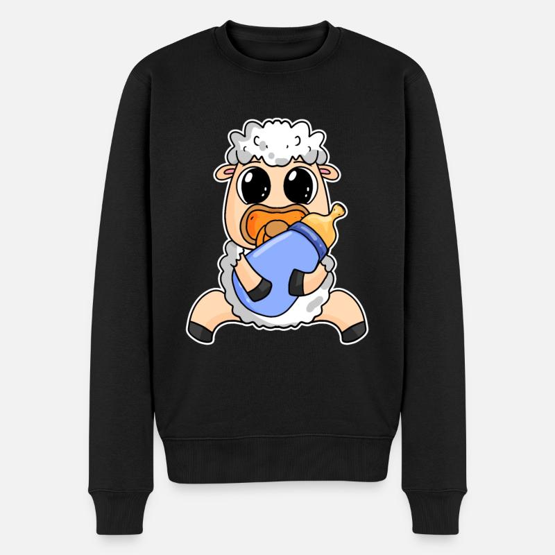 Bébé mouton - Pull Premium bio Homme - noir