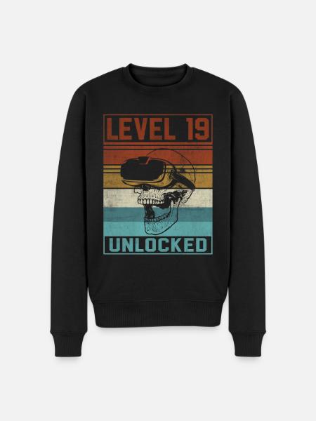 19th Birthday Gamer - Men's Premium Organic Jumper - black