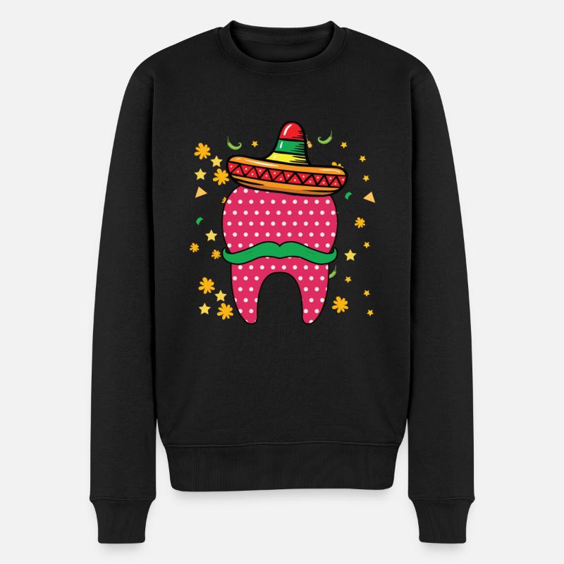 Cinco De Mayo Zahn Sombrero Dentiste mexicain - Pull Premium bio Homme - noir