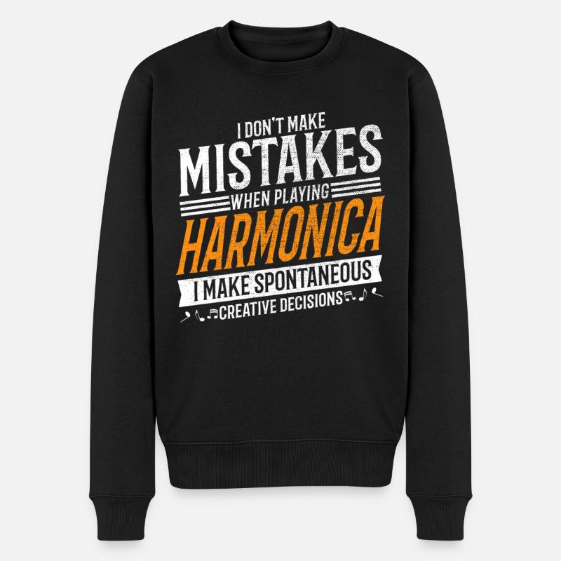 Harmonica Creative Harmonica Player - Pull Premium bio Homme - noir