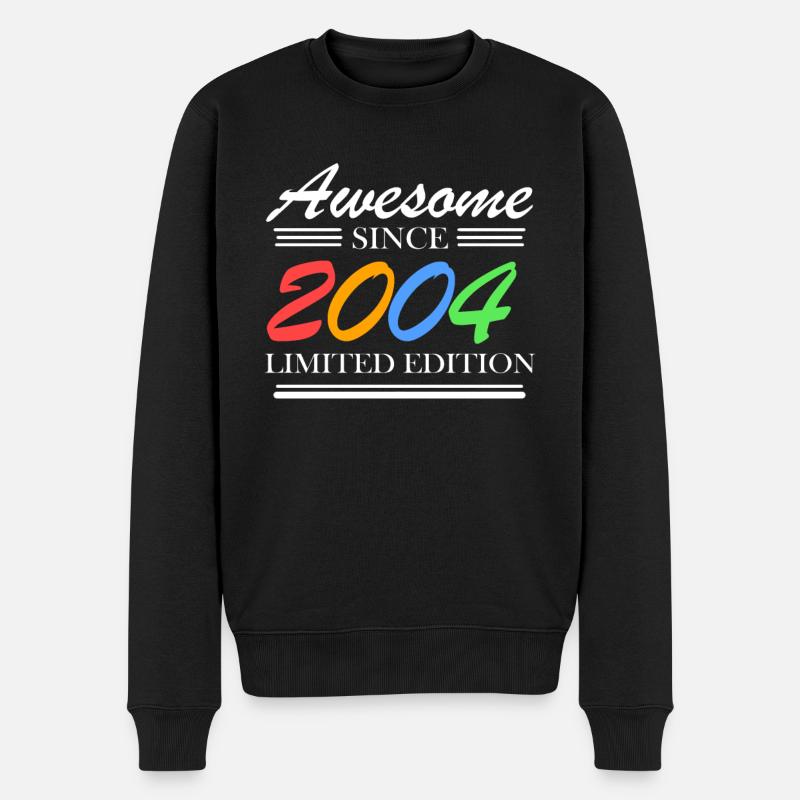 2004 - Männer Premium Bio Pullover - Schwarz