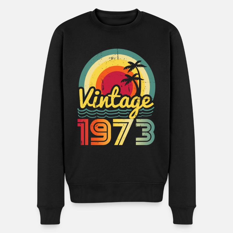 Millésime 1973 - Pull Premium bio Homme - noir