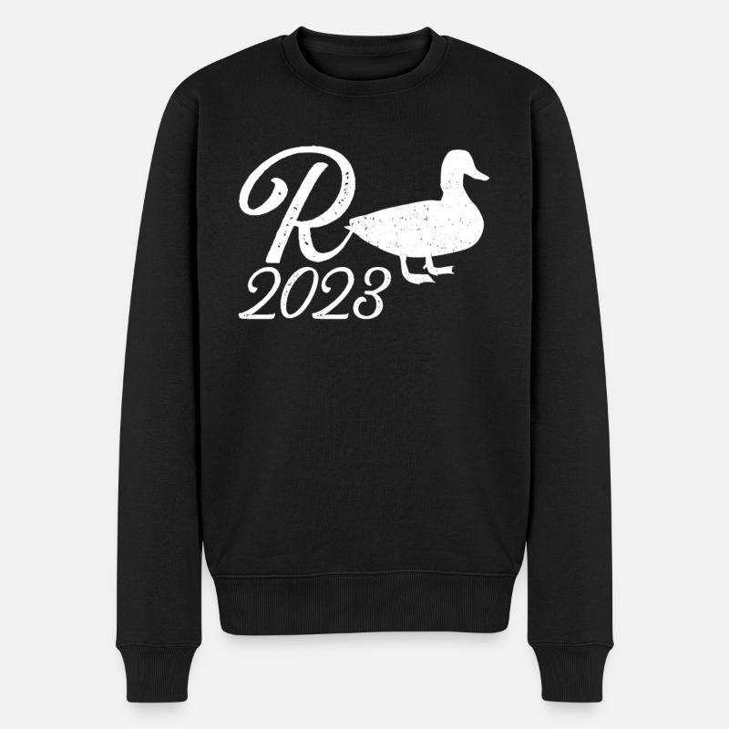 Pension canard 2023 - Pull Premium bio Homme - noir