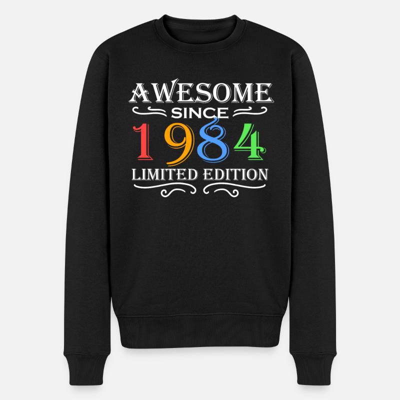 1984 - Né en 1984 - Pull Premium bio Homme - noir