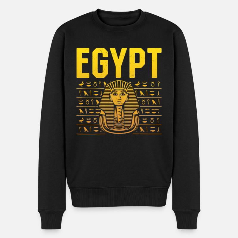 Toutankhamon Dieu égyptien Egypte Pharaon - Pull Premium bio Homme - noir