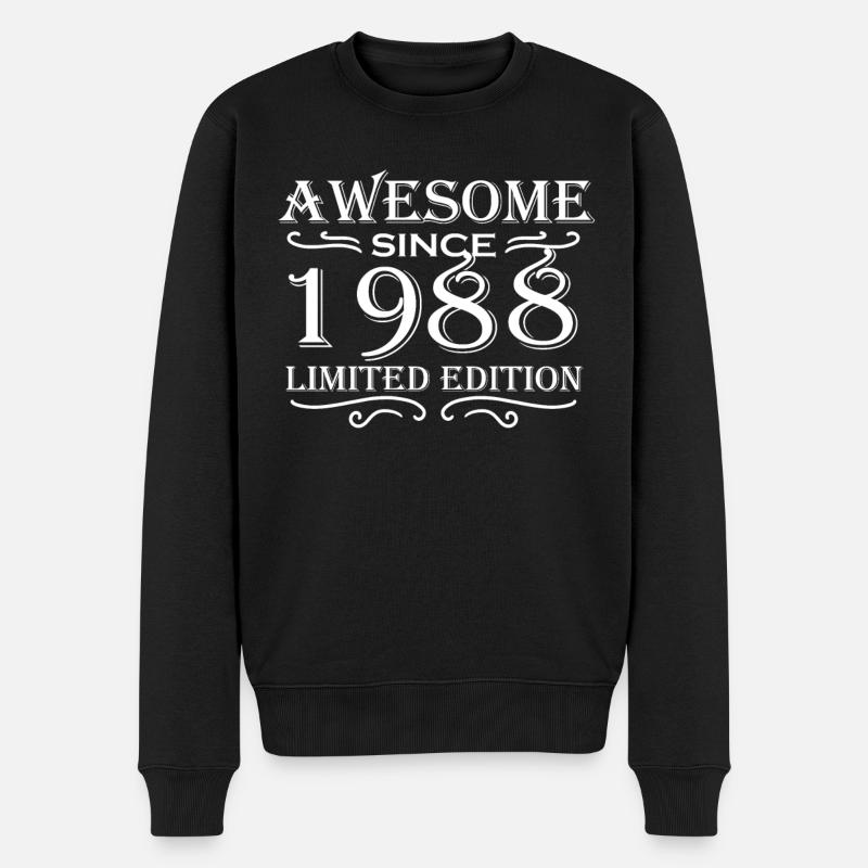 1988 - Pull Premium bio Homme - noir