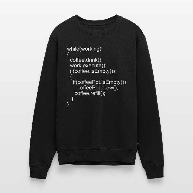 Code source Code du programme pour les programmeurs Pull Premium bio Homme