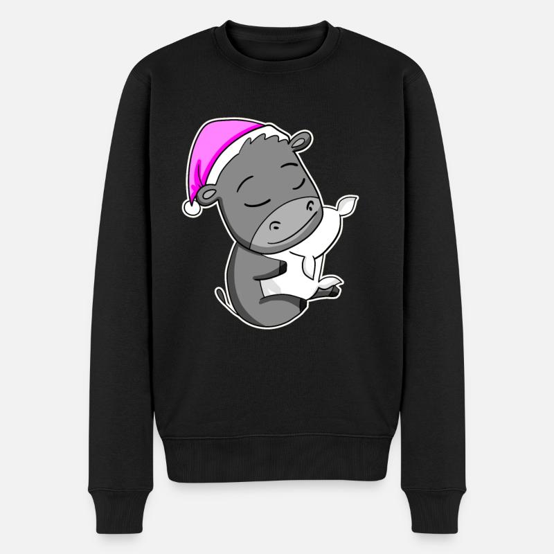 Âne - Pull Premium bio Homme - noir